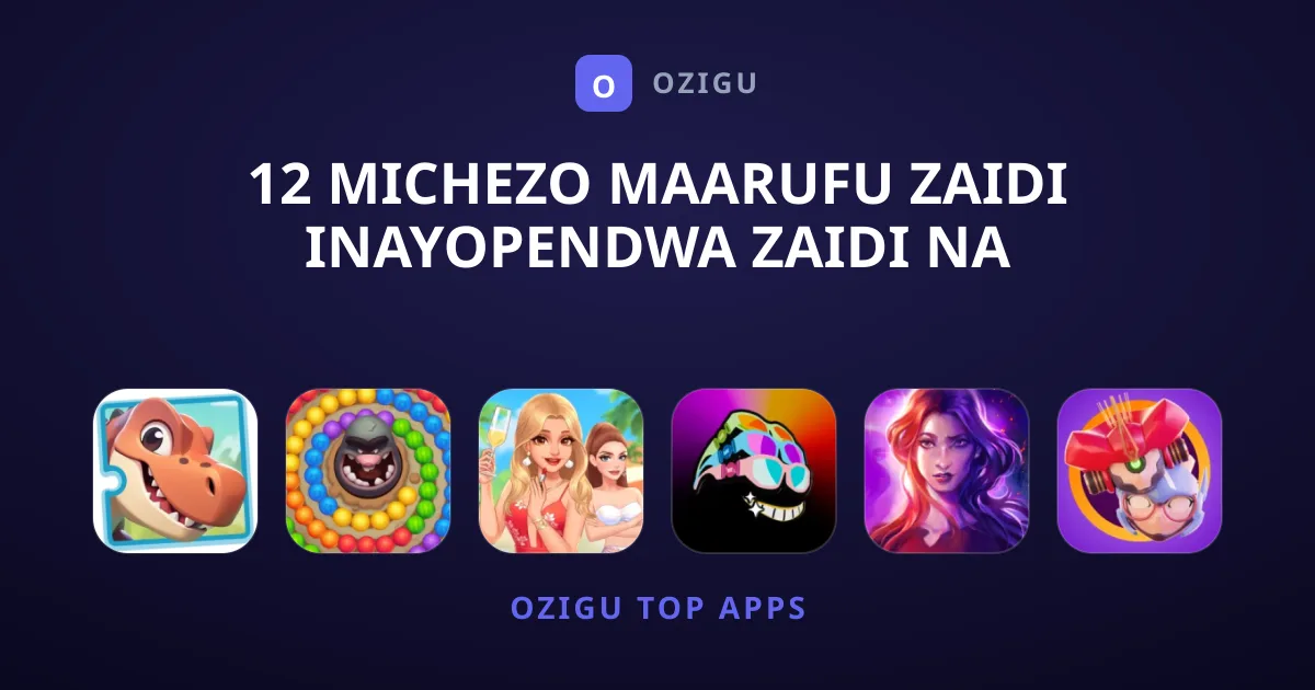 12 Michezo Maarufu Zaidi Inayopendwa Zaidi na Wachezaji